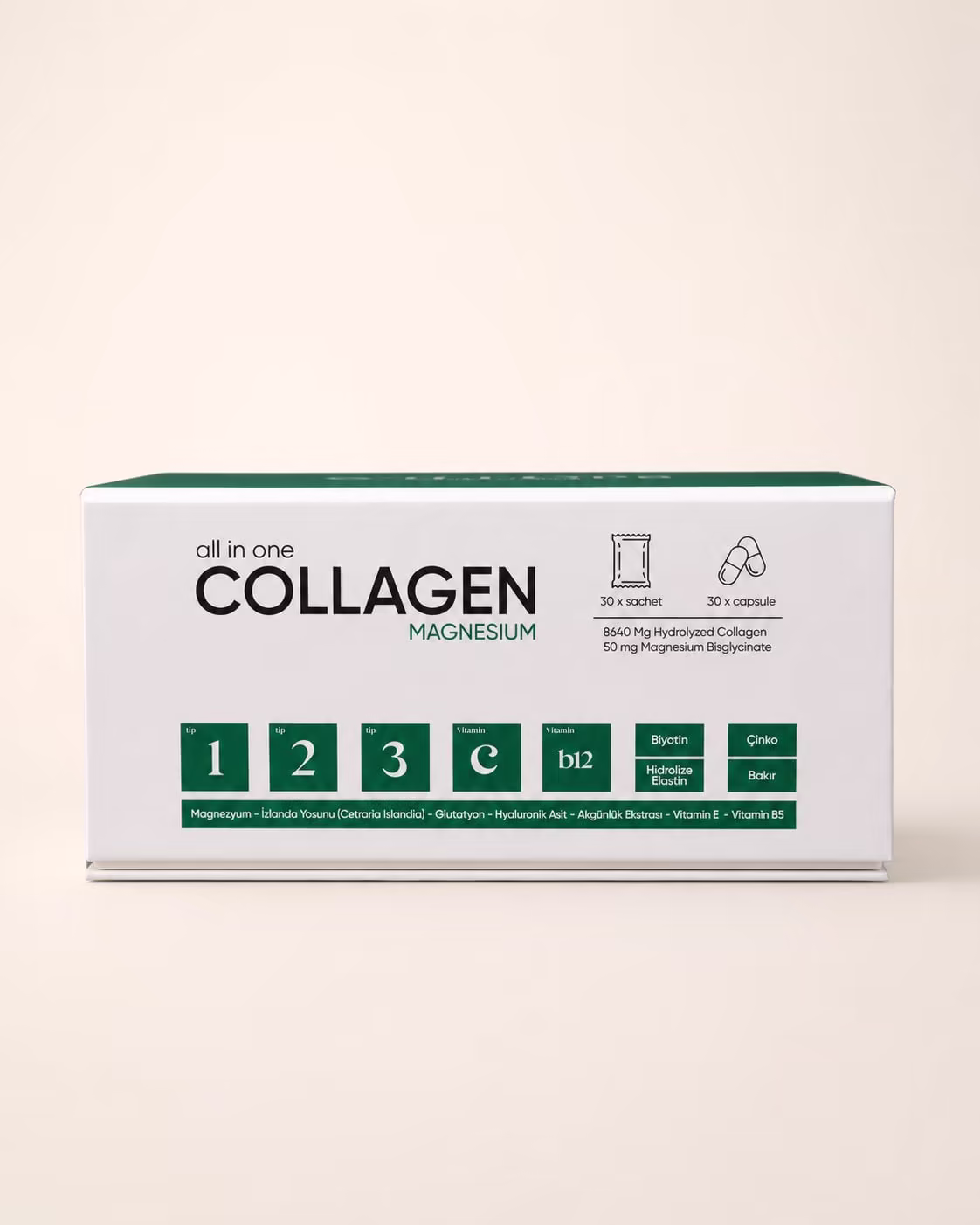 Willops Premium Collagene kutusu ön görünüm